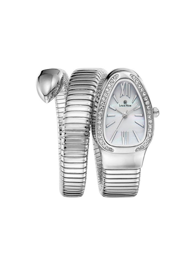 louis nice Elegant women's wristwatch with a mandarin design from Louis Nice