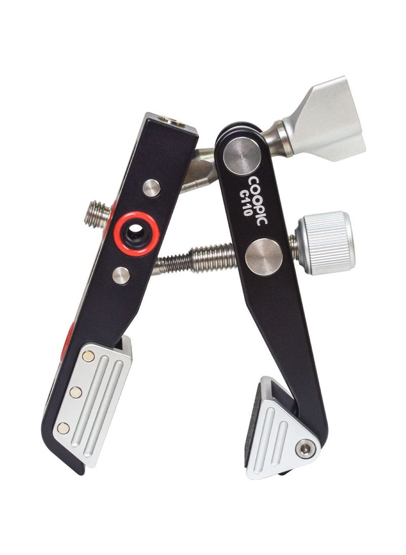 COOPIC C110 Heavy duty super clamp, multi-functional camera clamp with 1/4” thread for DSLR camera, Gopro, monitor, led light, etc - Image 3