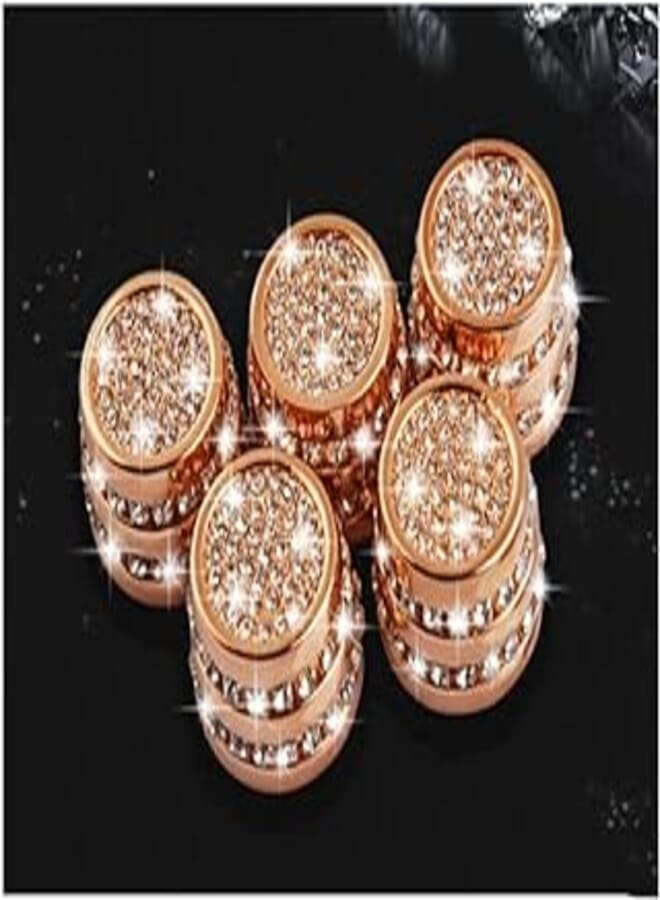Air Conditioning Trim Accessory for 2016 2019 Mercedes C-Class (5 Pieces, Rose Gold)