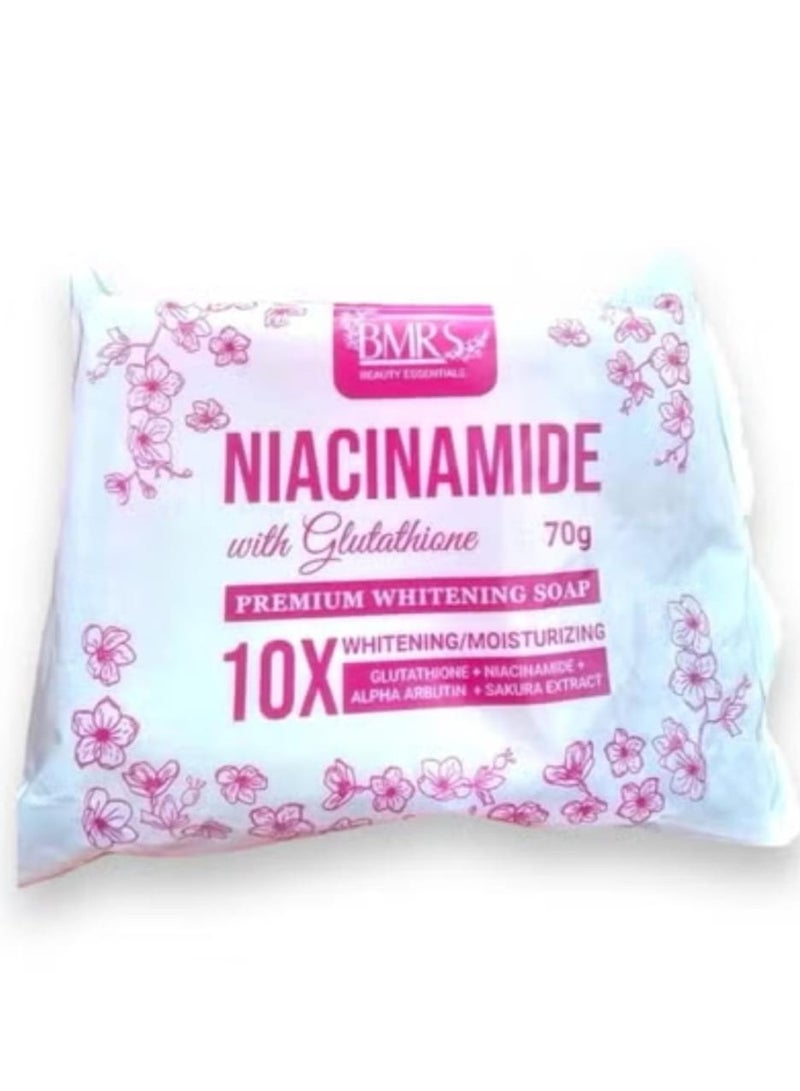 بمارس صابون تبييض نياسيناميد الفاخر 70 جرام - Image 1