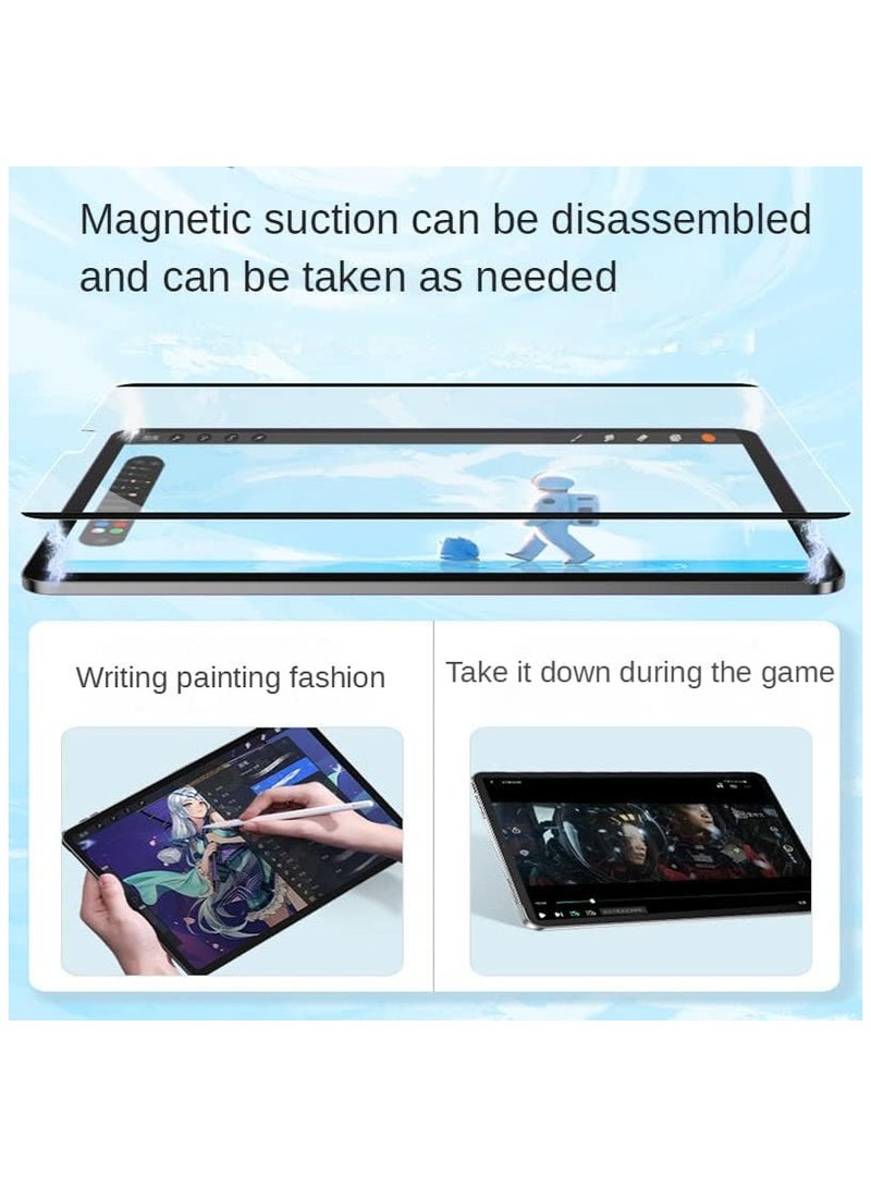 2 Pieces Paper Sensitive Magnetic Screen Protector for Xiaomi Tablet 7ultra 14 inch 2025, Anti-Glare  Removable  Reusable Frosted Film, Designed for Drawing, Writing - Image 2