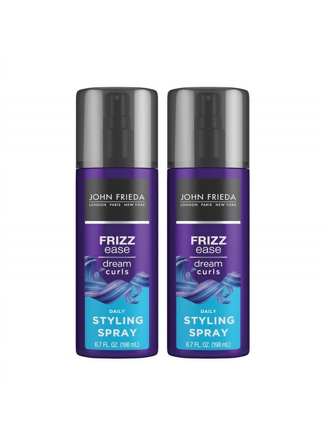 John Frieda بخاخ تصفيف الشعر دريم كيرلز من فريز-إيز، 6.7 أونصة سائلة (عبوة من 2)