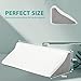 Bedluxe Wedge Pillow for Side Sleeping Comfort Foam Back Pillow for Side Sleeper Bed Wedges Body Positioners for After Surgery Pregnancy Support Back Pain Preventing Bedsores WhiteGrey - Image 4