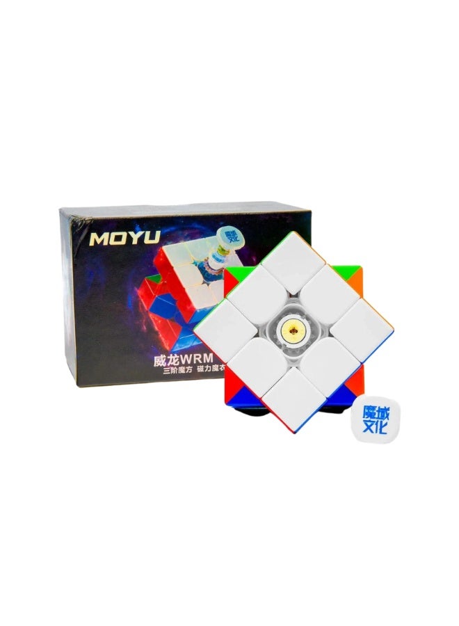 MOYU Weilong WRM V10 - 3x3 Stickerless Magnetic Speedcube Latest 2024 - Image 4