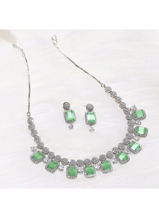 Sparkling Elegance Green Stones Necklace Set - pzsku/Z279D9162E3BE0C0C0637Z/45/_/1730198356/a8950d4c-fd9e-42cc-bce2-70cec46e4881