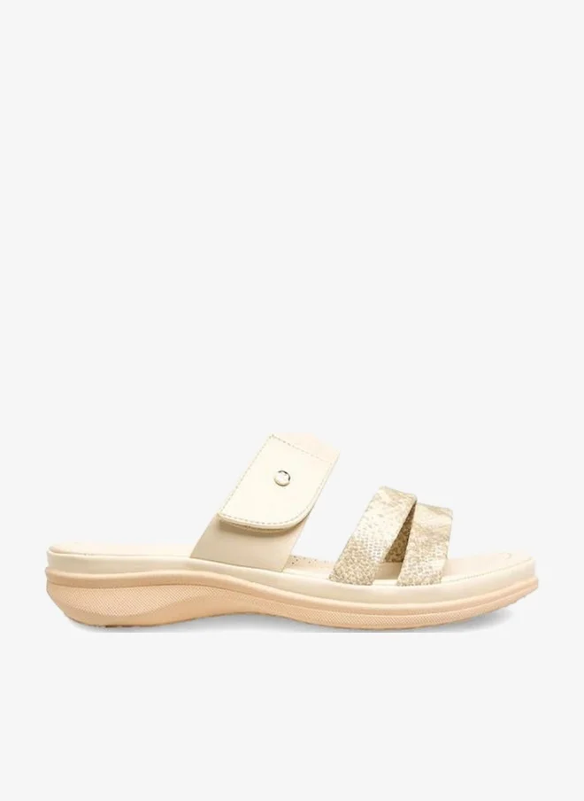 Flora Bella Women Animal Print Strap Sandals