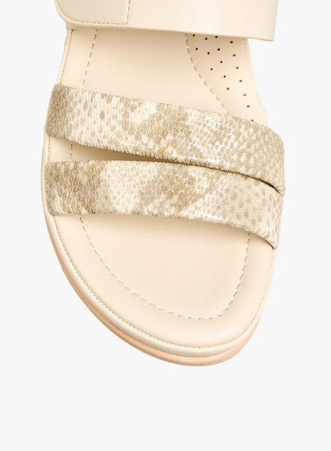 Flora Bella By Shoexpress Flora Bella Women Animal Print Strap Sandals - Image 3