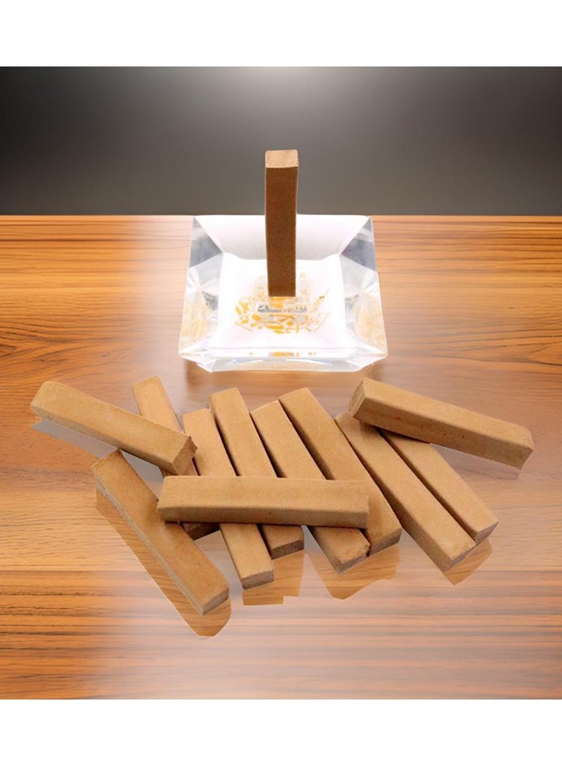 Bakhoor BoSidin Bakhoor Incense Luxury Gift Box, 12 pieces Cambodian Square Oud Sticks with Elegant Crystal Incense Holder Premium Agarwood Fragrance - Image 5
