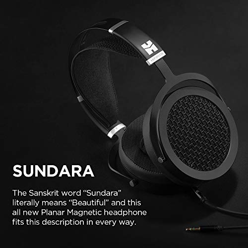 HIFIMAN SUNDARA Over-Ear Full-Size Planar Magnetic HiFi Stereo Wired Headphones for Studio&Audiophiles (Black) - Image 2