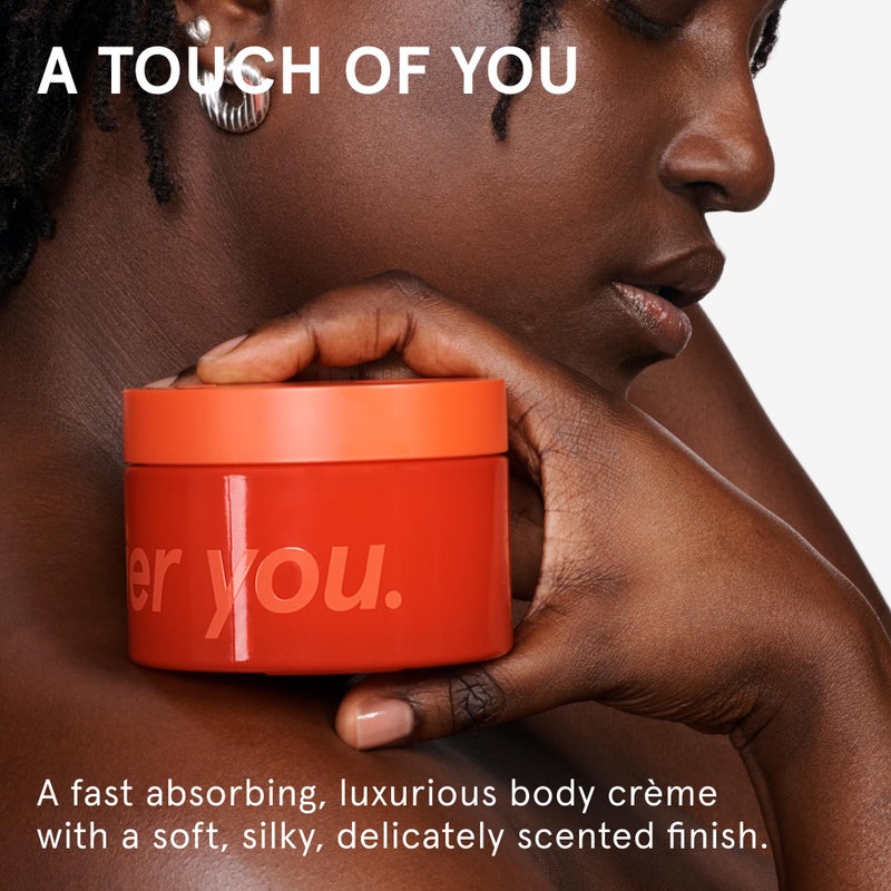 Glossier CrÃ¨me de You Dry-Touch Body Butter - Signature You Fragrance Scented Body Cream for Dry Skin & 24 Hour Hydration - Shea Butter & Jojoba Oil - Warm & Spicy - Dermatologist-Tested, Vegan, 215ml - Image 2