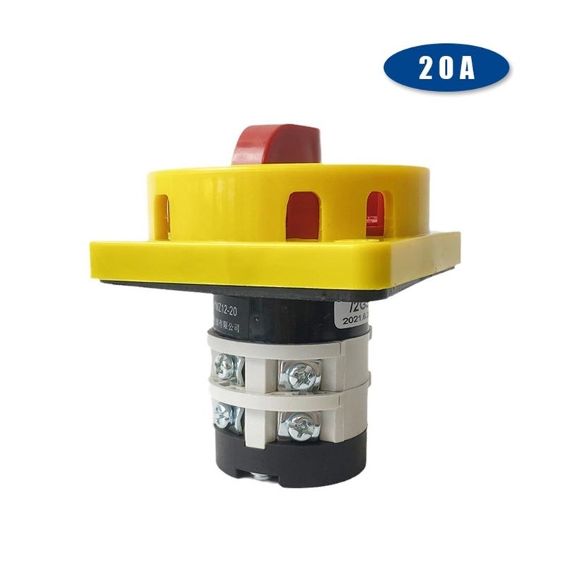 50A مفتاح دوار ذو قطبين لقطع الطاقة للتحكم في المحرك LW31 جهة اتصال فضية سلسلة YMZ12 - Image 4