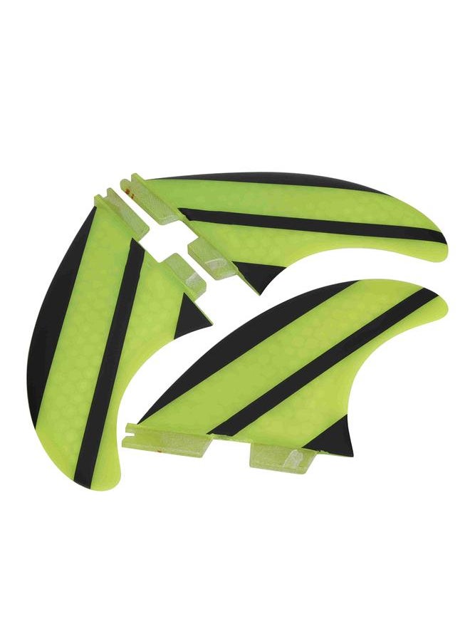 Thoraya 3pcs Outdoor Surfing Fiberglass Surfboard Fin Stand Up Paddle Surf Fins Thruster  - Image 2