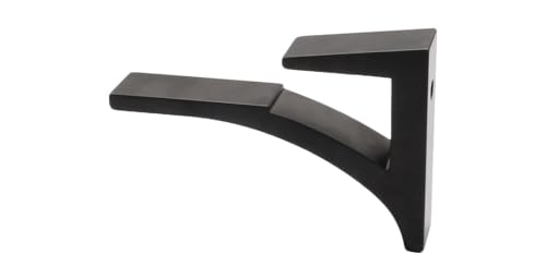 CRL Black - Aluminum Glass Shelf Bracket for 3/8" to 1/2" Glass - Package - Image 4
