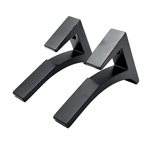 CRL Black - Aluminum Glass Shelf Bracket for 3/8" to 1/2" Glass - Package - Image 1