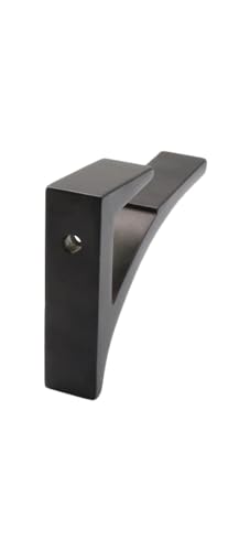 CRL Black - Aluminum Glass Shelf Bracket for 3/8" to 1/2" Glass - Package - Image 5
