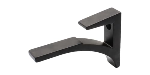 CRL Black - Aluminum Glass Shelf Bracket for 3/8" to 1/2" Glass - Package - Image 3