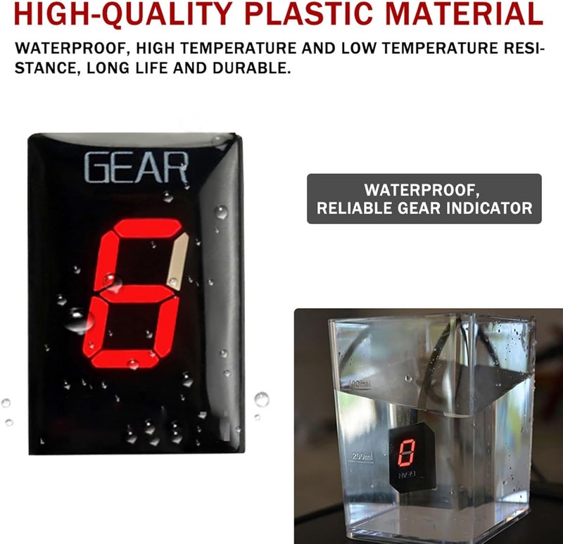 Yurefax Motorcycle Gear Indicator Speed Display - Image 5