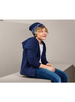 Tchibo Boys Reversible Hat, Dark Blue  - Image 1
