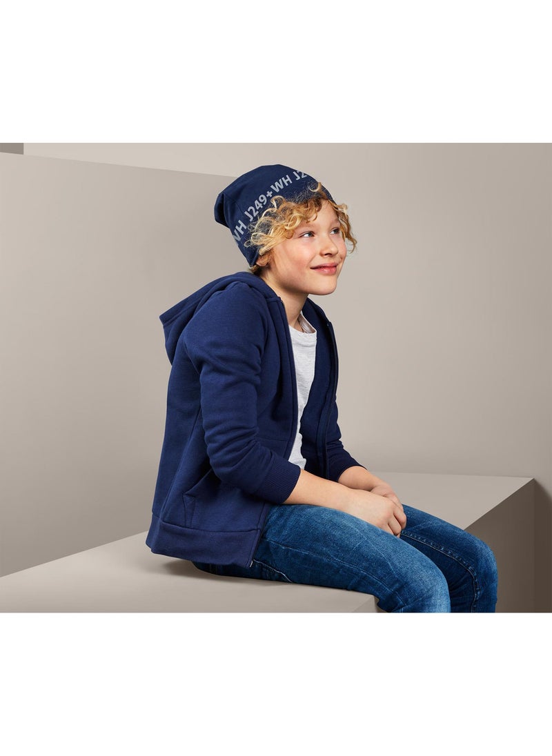 Tchibo - Boys Reversible Hat, Dark Blue - Image 1
