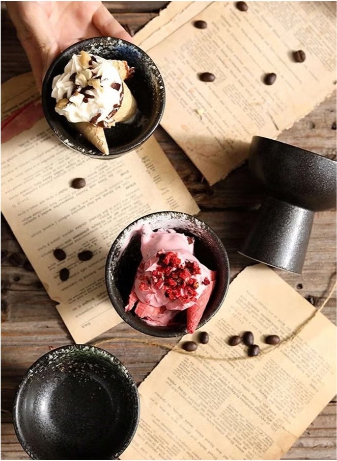 Beauenty Ceramic Dessert Bowls,Ice Cream Bowls for Sundaes, Fruits, Salads, Snacks - Image 3