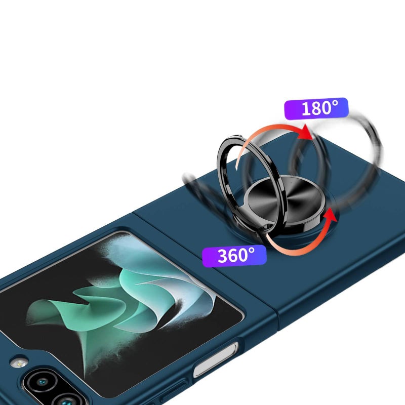 غطاء واقي | مقاوم للصدمات لـ Samsung Galaxy Z Flip 4 | PC حماية من السقوط | أسود - Image 4