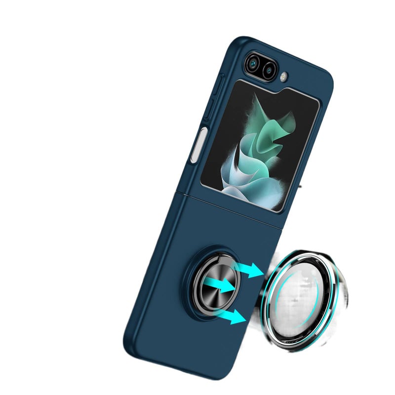 غطاء واقي | مقاوم للصدمات لـ Samsung Galaxy Z Flip 4 | PC حماية من السقوط | أسود - Image 3