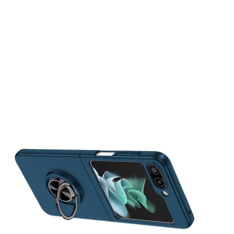 غطاء واقي | مقاوم للصدمات لـ Samsung Galaxy Z Flip 4 | PC حماية من السقوط | أسود - Image 5