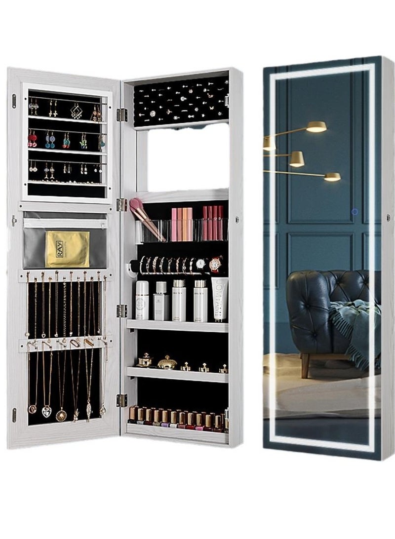  CityRiya-Long مرآة كاملة الطول ، خزانة مجوهرات مرآة ، مرآة منظم المجوهرات ، مجوهرات ، مرآة تجميلية مرآة الجدار ، منظم تخزين الماكياج للمجوهرات ، مرآة أرضية - Image 4