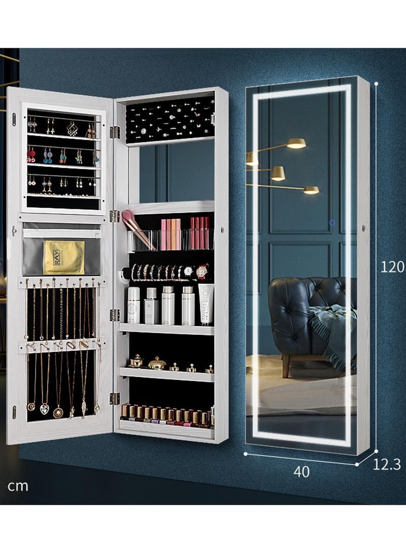  CityRiya-Long مرآة كاملة الطول ، خزانة مجوهرات مرآة ، مرآة منظم المجوهرات ، مجوهرات ، مرآة تجميلية مرآة الجدار ، منظم تخزين الماكياج للمجوهرات ، مرآة أرضية - Image 2