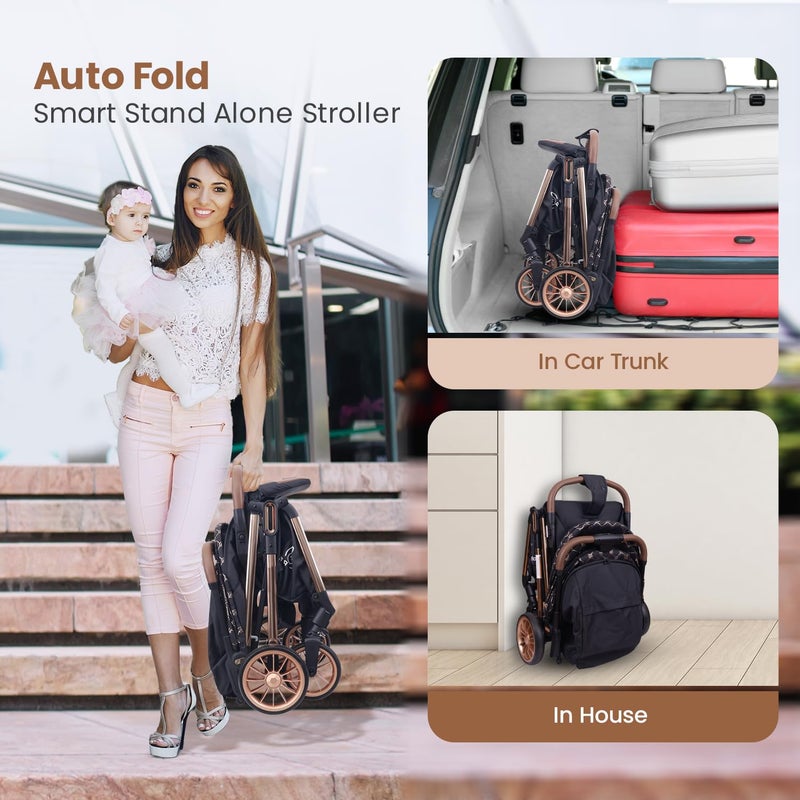 R for Rabbit Street Smart Auto Fold Baby Stroller - Image 2