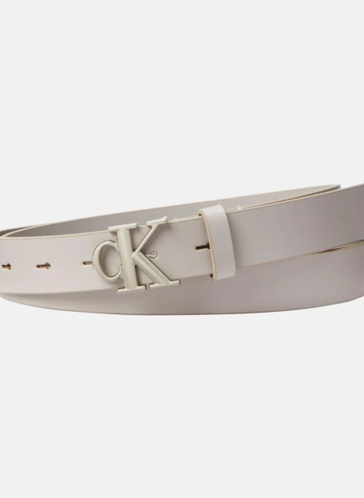 Calvin Klein Jeans Logo Detail Allocated Buckle Hole Belt