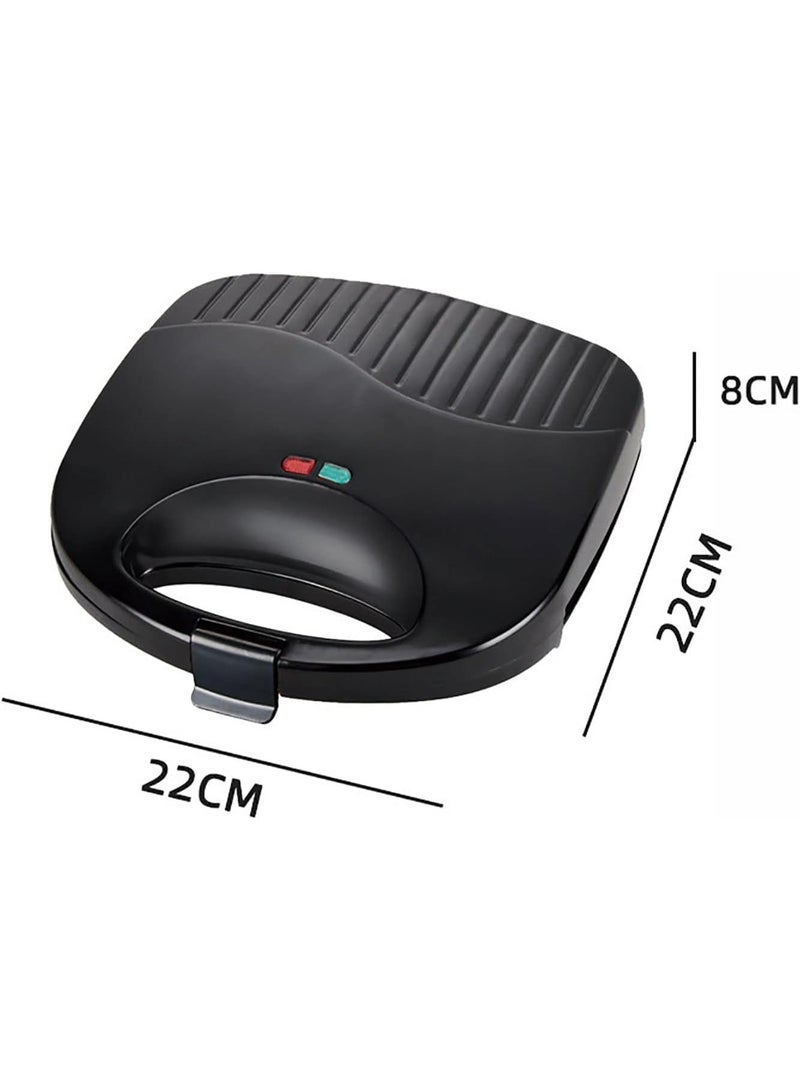 Denx DNEX DX2095 5-in-1 Sandwich Maker, 850W Multi-Function Toaster with Detachable Non-Stick Plates, Cool-Touch Handle, Light Indicators, Anti-Slip Base & Overheat Protection for Home Use - Image 2