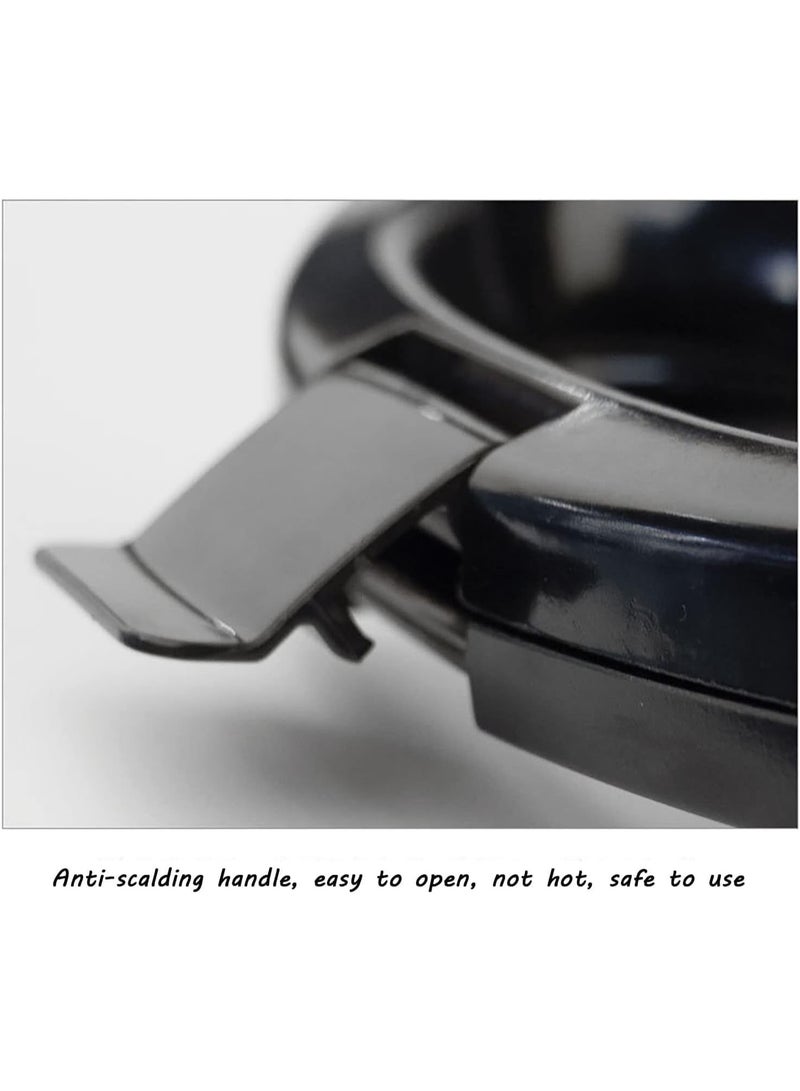 Denx DNEX DX2095 5-in-1 Sandwich Maker, 850W Multi-Function Toaster with Detachable Non-Stick Plates, Cool-Touch Handle, Light Indicators, Anti-Slip Base & Overheat Protection for Home Use - Image 4