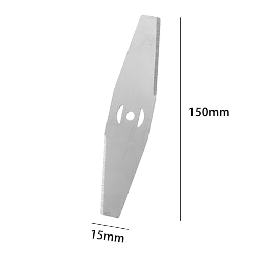 DASNDAS Saw/Platic Blade Steel Metal Head| Heavy Duty Blade for Grass Cutter | Diamond Cutting Teeth to Cut Grass, Weeds (METAL BLADES (2 PCS)) - Image 5
