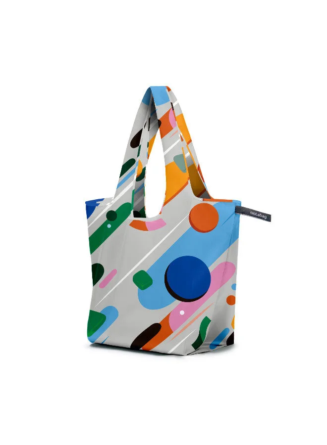 notabag Tote Bag | Multi-functional Bag, Spacious, Fashionable, Foldable into Pouch, Washable, Water Resistant, Eco-Friendly, Holds up to 20kg, for Daily Use, Shopping Bag - Fruit Salad