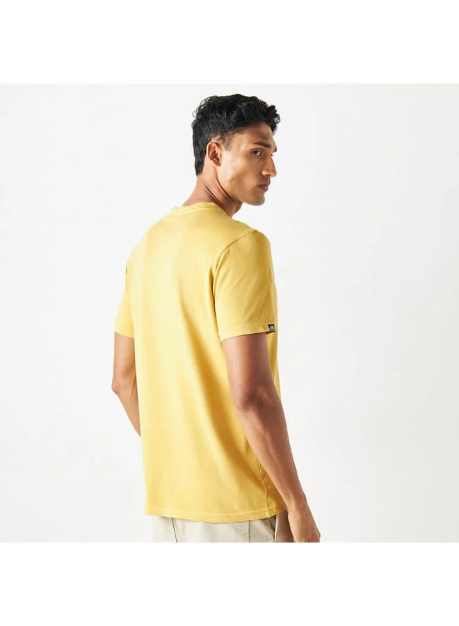 Ecko Unltd. Ecko Unltd Logo Embroidered Crew Neck T-shirt with Short Sleeves
