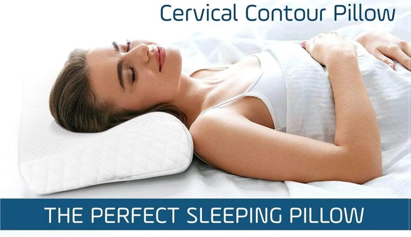 Medical Pillow Memory Foam Reflux Technology Suitable for Sleeping, Neck and Shoulder Pain Relief, Comfortable and Quiet Sleep (120cm)