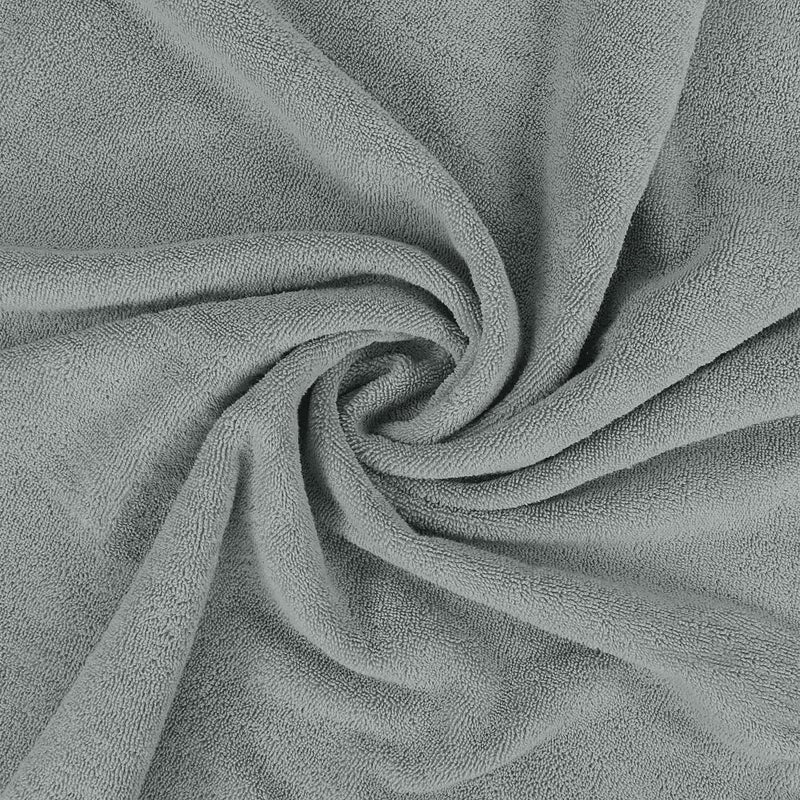 Utopia Towels Luxurious Jumbo Bath Sheet 2 Piece, 600 GSM, 35 by 70 Inches, 100% Ring Spun Cotton, Highly Absorbent and Quick Dry Extra Large Bath Towel, Super Soft Towel, Cool Grey - Image 4