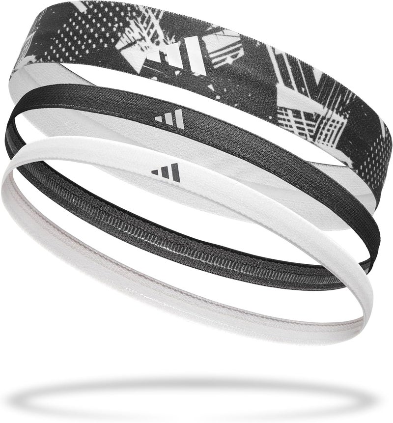 adidas Hairbands (Graphic) - Black & White - Image 1