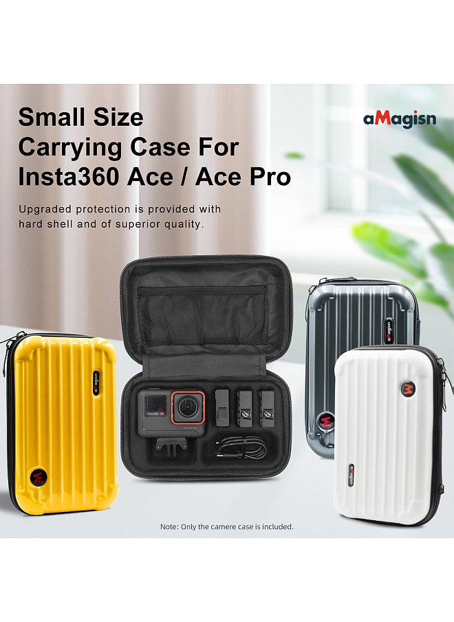 aMagisn - AC03 Sports Camera Case Portable Storage Bag for Camera with Semi-open Design Detachable Interior Organizer Camera Protective Bag with Straps Compatible with Insta 360 Ace - Image 1