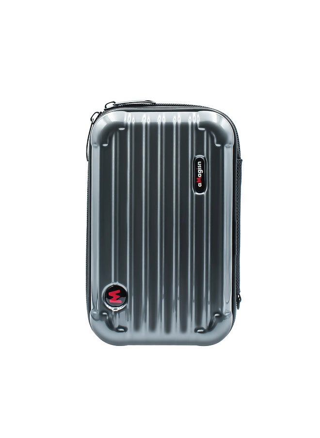 aMagisn - AC03 Sports Camera Case Portable Storage Bag for Camera with Semi-open Design Detachable Interior Organizer Camera Protective Bag with Straps Compatible with Insta 360 Ace - Image 1