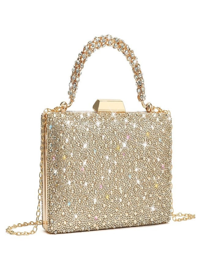 CARIEDO Women's Evening Bag Elegant Clutch Sophisticated Diamond Handbag Prom Wedding Party - Image 1
