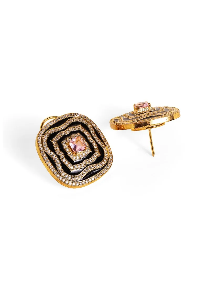 Priyaasi Stone Studded Contemporary Studs