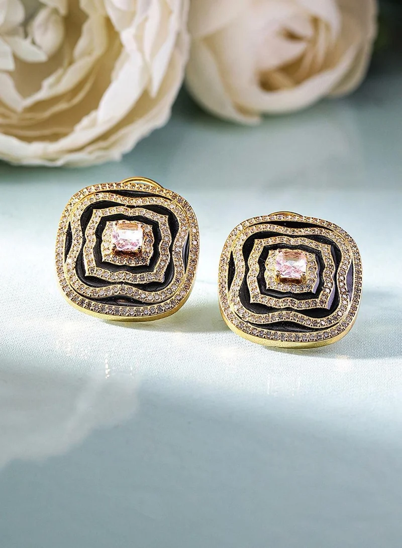 Priyaasi Stone Studded Contemporary Studs