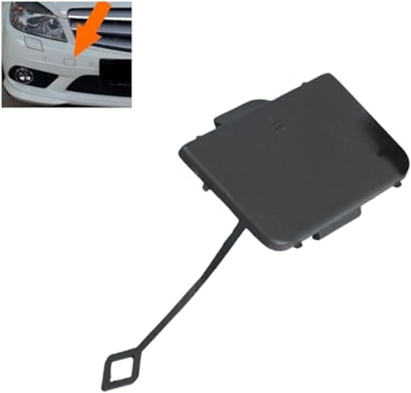 QASULER Front Bumper Tow Hook Eye Cover for Mercedes-Benz C-Class W204 - Image 2