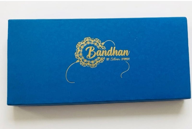 BANDHAN 925 SILVER RAKHI KHUSHBOO JEWELES - Image 2