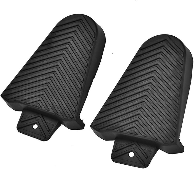 Chiffonade Bike Cleat Covers Durable Rubber Cycling Pedal Protective Cover Accessories for SPD-SL SH10 SH11 SH12(Black) - Image 1