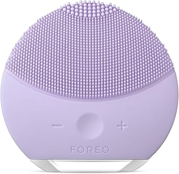 FOREO Luna Mini 2 Plus Compact Cleansing and Firming Facial Massage Device for All Skin Types Enchanted Violet LavanderF0806 - Image 1