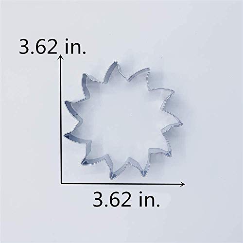 LILIAO Sun Cookie Cutter - 3.6 x 3.6 inches - Stainless Steel - Image 3