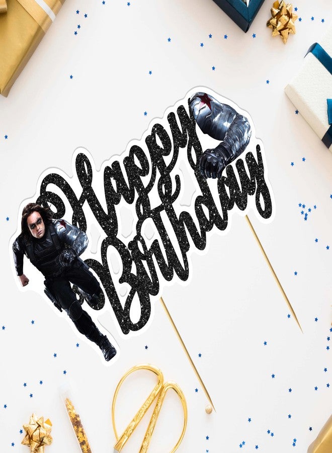 Seyal Wntr Slder Happy Birthday Cake Topper - Birthday Decorations. - Image 5